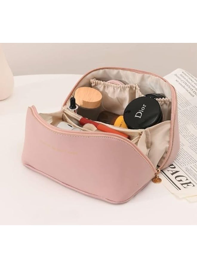 MXM Makeup Pouch Travel Cosmetic Case Large Capacity Waterproof Toiletry Bag for Women, Multifunctional Bathroom Wash Bag (2-Pack, Lucky Random Color) - Image 2